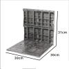 MEYZJRC Interlocking Base Cartoon Character Storage Box Toy Storage Garage Model Kit Action Figure Stand Tabletop Centerpiece Assembly Suitable for, Style A view 2