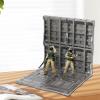 MEYZJRC Interlocking Base Cartoon Character Storage Box Toy Storage Garage Model Kit Action Figure Stand Tabletop Centerpiece Assembly Suitable for, Style A view 4