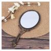 LPSEJAA Carved Handheld Vanity Makeup Hand Handle Cosmetic Compact Women view 1