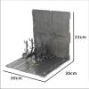MEYZJRC Interlocking Base Cartoon Character Storage Box Toy Storage Garage Model Kit Action Figure Stand Tabletop Centerpiece Assembly Suitable for, Style C view 2