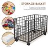 Rolling Large Stuffed Animal Storage Zoo Cage with Wheels view 2