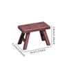 1:12 Scale Dollhouse Bench for Shadow Box Decor view 2