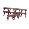 1:12 Scale Dollhouse Bench for Shadow Box Decor view 3