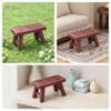 1:12 Scale Dollhouse Bench for Shadow Box Decor view 4