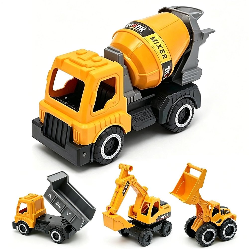 Garden Construction Sand Toys with Excavator Small Beach Toys Outdoor Truck