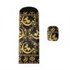 Moon Witch Kids Sleeping Bag Goth Witchy Damask Backpacking Spooky Aztec Wearable Camping Blanket for Hiking Outdoor Travel Hunting Retro Floral Scroll Baroque Victorian Sleep Bag view 1