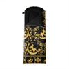 Moon Witch Kids Sleeping Bag Goth Witchy Damask Backpacking Spooky Aztec Wearable Camping Blanket for Hiking Outdoor Travel Hunting Retro Floral Scroll Baroque Victorian Sleep Bag view 3