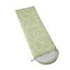 Boho Kids Sleeping Bag Abstract Stripes Backpacking Line Art Floral Striped Wearable Camping Blanket for Hiking Outdoor Travel Hunting Green White Sleep Bag view 4