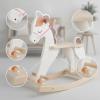 petsola Wooden Rocking Horse Stable Rocking Horse Sturdy Rocker for Young Children, Kids view 4