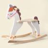 KQFCAZRE Wooden Rocking Horse Child-Friendly Rocking Horse Modern Ride for Young Children, Playroom, Nursery view 4