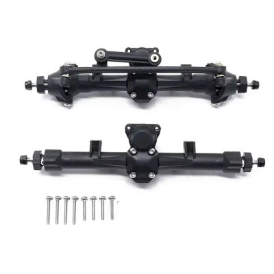 Compatible with Axial for SCX24 for Gladiator for Bronco C10 1/24 RC Crawler Car Upgrade Parts Front Rear Portal Complete Axle Set Accessories