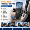 WYMZF Heavy Duty Truck Phone Holder for Ford Transit Trail Cargo Van 2024-Present, Handle Clamp Mount Cell Phone Holder with Adjustable Arm for Semi Truck Pickup Excavator Bus RV view 3