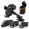 WYMZF Heavy Duty Truck Phone Holder for Mercedes-Benz Sprinter 1500 Cargo Van 2017-2021, Handle Clamp Mount Cell Phone Holder with Adjustable Arm for Semi Truck Pickup Excavator Bus RV view 1