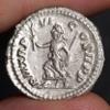 Goddess of Peace Ancient Roman Coin Silver Denarius 230AD with COA view 1
