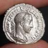 Goddess of Peace Ancient Roman Coin Silver Denarius 230AD with COA view 2
