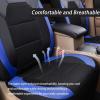 HuiHon Car Seat Covers for Hyundai HB20 i10 i20 i30 Inster Ioniq 5 Ioniq 6 Ioniq 9 ix25 ix35, Leather Protector Waterproof Non-Slip Durable Covers Dirt-Resistant Seat Cushion view 4