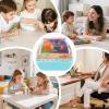 Toy Fish Tank Desktop Decor Music & Light 6.69x3.74x5.51 inches view 4