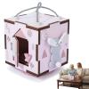 Wooden Busy Activity Cube for Seniors with Interactive Sensory Discovery view 1