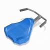 Xgdsnly Hand-Pull Push-Along Toy Anti-Slip Push-Along Toy with Handlebar Secure for Young Children, Indoor, Blue view 1