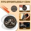 Personalized to My Son Challenge Coin, Fist Bump American Flag view 3