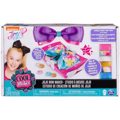 Cool Maker  JoJo Siwa Bow Maker with Rainbow and Unicorn Patterns, for Ages 6 and Up