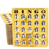 MR CHIPS Jam-Proof Easy-Read Quick-Clear Large Print Fingertip Slide Bingo Cards with Sliding Windows 25 Pack in Gold Rush Style view 1