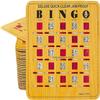 MR CHIPS Jam-Proof Quick-Clear Deluxe Fingertip Slide Bingo Cards with Sliding Windows 10 Pack in Woodgrain Style view 1