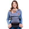 Beco Gemini Baby Carrier from Newborn to Toddler - Certified Ergonomic Newborn Baby Carrier for Infants and Children of 7-35 lbs - M Shape, Adjustable Seat, 100% Cotton (Classic Grey) view 4