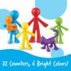 Learning Resources All About Me Family Counters - Toddler Sensory Toys, Preschool Activities, Classroom Must Haves, Math Manipulatives, Social Emotional Games, Fine Motor Skills, Color Sorting view 4