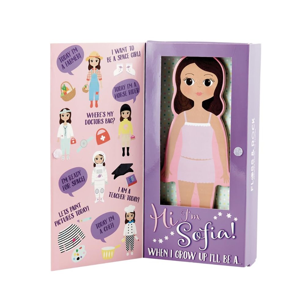Floss & Rock: Magnetic Dress-Up Doll - Sophia