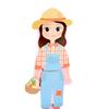 Floss & Rock: Magnetic Dress-Up Doll - Sophia view 3