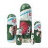Golden Cockerel Made in Russia Authentic Irish Santa Nesting Doll 5pc./5 Saint Nicholas Collectible Babushka Russian Doll 100% Guaranteed! view 2