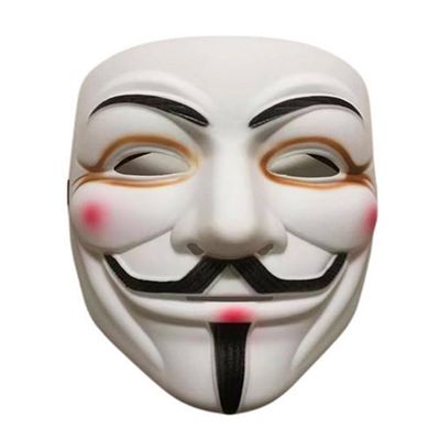 ZLLJH V for Vendetta Mask for Anonymous Cosplay Mask Hacker Halloween Party Costume