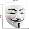 ZLLJH V for Vendetta Mask for Anonymous Cosplay Mask Hacker Halloween Party Costume view 2
