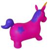 AppleRound Unicorn Bouncer with Hand Pump, Inflatable Space Hopper, Ride-on Bouncy Animal for Children (Purple) view 4