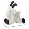 Aurora Adorable Mini Flopsie Rocky Mountain Goat Stuffed Animal - Mini Companions Ready for Playful Adventures - for Kids All Ages, Toddlers, Adults, and Families - White 8 Inches view 3