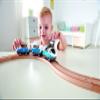 Hape E3729 Figure 8 Safety Train Railway Set, 14.76" L x 3.15" W x 9.45" H, Multicolor view 2