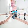 Hape E3729 Figure 8 Safety Train Railway Set, 14.76" L x 3.15" W x 9.45" H, Multicolor view 4