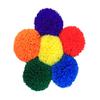 6-Pack Soft Fleece Balls: Large 5" (Rainbow Pack) view 2