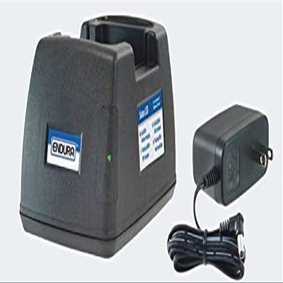 Endura Dual-Chemistry Li-Ion/Li-Po AC Desk Charger for ICOM IC-F50 Also Charges: IC-F50V / IC-F51 / IC-F60 / IC-F60V / IC-F61 / IC-M88