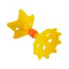 Innobaby Original Teethin Smart EZ Grip Star Teether and Sensory Toy for Babies and Toddlers. BPA Free Teether Yellow view 1
