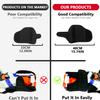 BOROLA Adjustable Tactical Leg Holster Compatible for Nerf Elite Series Blaster(Black) view 2