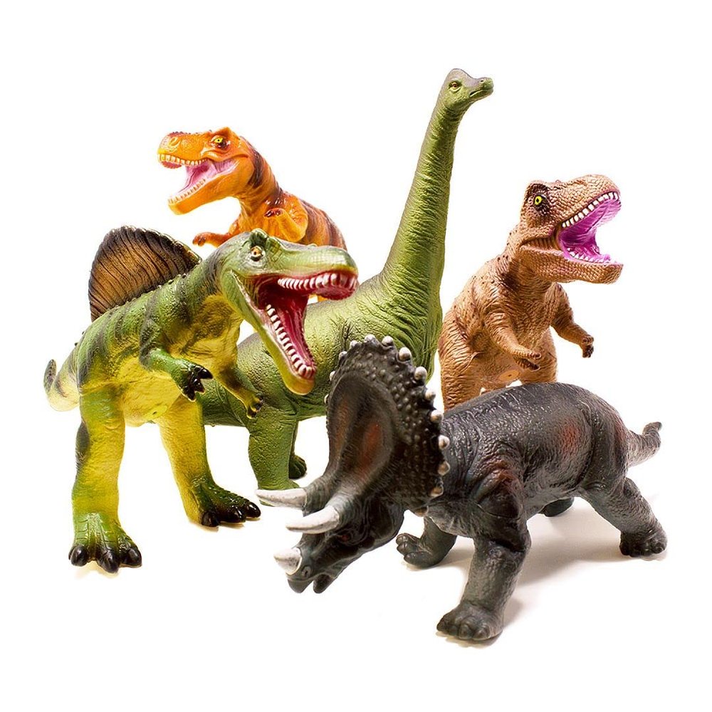 Boley Jumbo Dinosaur Toys for Kids 3-5 & 5-7 Playsets Realistic Toy for Toddlers Children Boys and Girls - Ideal for Party Favors and Birthday