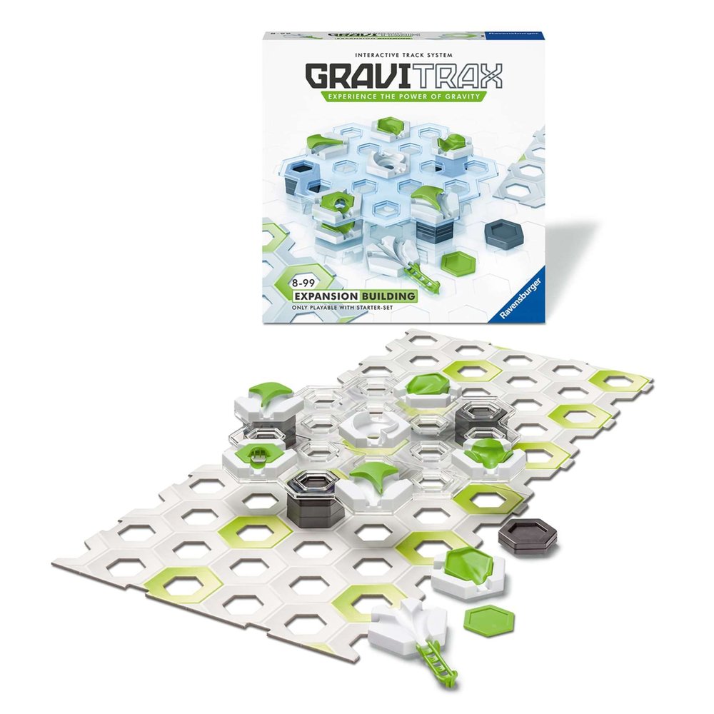 Ravensburger Gravitrax Building Expansion Set - Add Complexity to Your Marble Run | STEM Education Toy | Compatible with All Gravitrax Sets | Ideal Gift for Creative Minds | for Ages 8 and Up