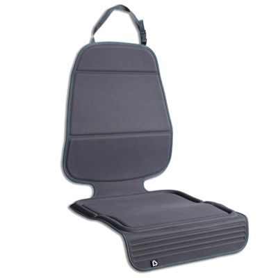 Munchkin Child Car Seat Protector, Elite Seat Guardian with Grime Guard Fabric, Dark Grey