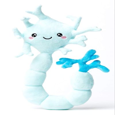 nerdbugs Neuron Plush  Funny Brain Cell Toy, Neuroscience & Psychology Gift, Mental Health Support, Neurology Decor, Brain Surgery Recovery Gift for Med Students, Adults & Teens