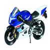 Welly Die Cast Motorcycle Blue Suzuki GSX-R750, 1:18 Scale view 2