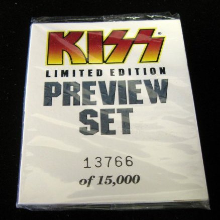 1997 Cornerstone Kiss Limited Edition Preview Set (9)