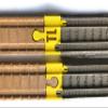 TrainLab Adapters Compatible with Trackmaster (2009 Brown) to Wooden Railway Train Tracks (2pc) (Yellow) view 1
