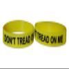 Novel Merk Don't Tread On Me 12-Piece Yellow Party Favor & School Carnival Prize Silicone Rubber Band Wristband Bracelet Accessory view 3